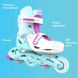 Роликовые коньки Neon Inline, размер 34-37, бирюзовый NT08T4