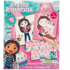Раскраска GABBY'S DOLLHOUSE Фетровая GD23351