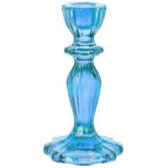 Синій скляний свічник серіїї Boho Talking Tables BOHO-BLUCNDLHOLD