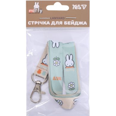 Стрічка для бейджа із карабіном Yes Miffy 940403