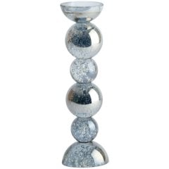 Свічник &Oslash;9,5x34 см ITINGA скло бульбашкове димчасте Light&Living 6074064