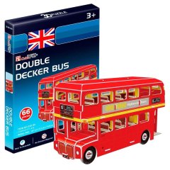 Тривимірна головоломка-конструктор CubicFun Автобус Double-Decker S3018h