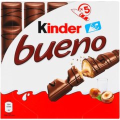 Вафли с молочно-ореховой начинкой, покрытые молочным шоколадом Bueno Kinder 8000500383056
