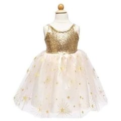 Вечернее платье, золотое, размер US 3-4 30053