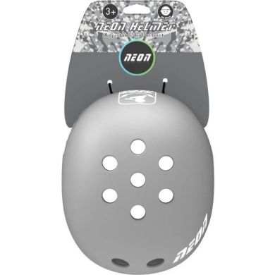 Защитный шлем Neon размер M 44–52 см серый NA36E9