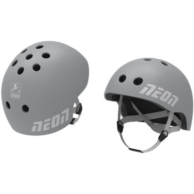 Защитный шлем Neon размер M 44–52 см серый NA36E9