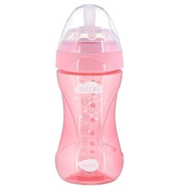 Детская Антиколиковая бутылочка Nuvita Mimic Cool 250 мл розовая NV6032PINK, Розовый