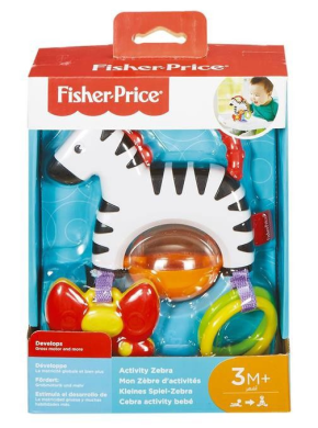 Іграшка на присосці Fisher-Price Зебра FGJ11, Білий