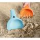 Игровой набор Quut Raki для песка и снега Голубой совочек, оранжевые грабельки 170723