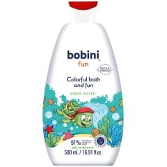 Цветной гель для купания и игры Зеленая вода, 500 мл. 1+ Bobini 5900931033465