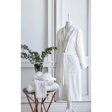 Комплект для вани DIOR CREAM (халат S/M, 2 рушники, тапочки) PEPPERHOME DIOR 0802