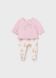 Комплект ползунки закрытая ножка, блуза длинный рукав 2B, р.56 Розовый Mayoral 1529