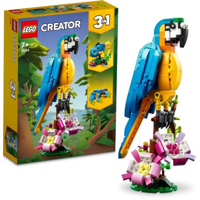 Конструктор Экзотический попугай 253 детали LEGO Creator 31136