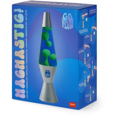 Лава-лампа Magmastic! Серебряная Legami 2 лампочки E14 R39 мощностью 30 Вт LAV0002