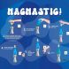 Лава-лампа Magmastic! Серебряная Legami 2 лампочки E14 R39 мощностью 30 Вт LAV0002