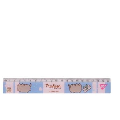 Лінійка Yes 20 см Pusheen, рожево-блакитна 370683