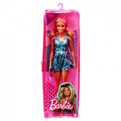 Кукла Barbie Барби Модница в комбинезоне с эффектом тай-дай GRB65