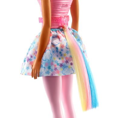 Кукла-единорог в светло-розовом стиле серии Дримтопия Barbie Барби HGR21