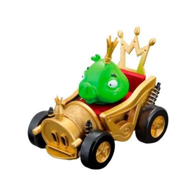 Машинка интерактивная Maisto Angry Birds Зелёный поросёнок 82504