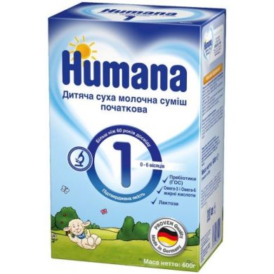 Молочная сухая смесь 1 600 г humana 78250