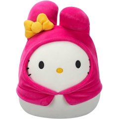 Мягкая игрушка SQUISHMALLOWS серии Хелоу Китти ХЕЛОУ КИТТИ В ОБРАЗЕ МОЯ МЕЛОДИ (20 см) SQSN00390