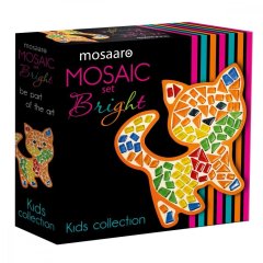 Набір для творчості Mosaaro зі скляною мозаїкою дитячий. Котик МА7006 MA7006