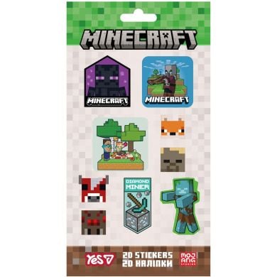 Набор наклейок 2D Yes Minecraft Characters 708531