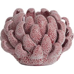 Подсвечник для свечи-таблетки &Oslash;10,5x7,5 см SERINA, фарфор, красный Light&Living 7793679