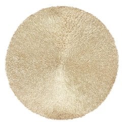 Плейсмат для сервірування CAPELINNI коло, 38 см, золото ZICZAC ZZ0534GOLD, 38 x 38