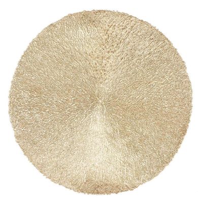 Плейсмат для сервірування CAPELINNI коло, 38 см, золото ZICZAC ZZ0534GOLD, 38 x 38