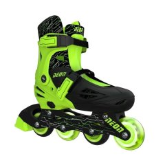 Роликовые коньки Neon Inline, размер 34-37, зеленый NT08G4