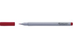 Ручка капілярна Faber-Castell «Grip Finepen» 0,4 мм кармiнова 23364