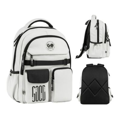 Рюкзак GoPack Education 183 светло-серый GO26-183M-2