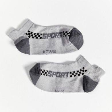 Носки V&T след ШДС 024-1755 Спорт Старт (18-20, Серый 4823103436448)