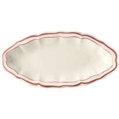 Тарелка для овощей FILET CORAIL 26.5 x 13.2 см Белый GIEN