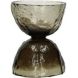 Ваза/свічник, скло, 12 x 15 см, димчаста POMAX Diabolo 41435-SMK-05