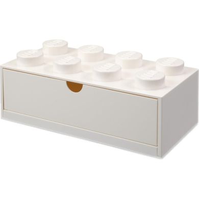 Восьмиточковий білий контейнер висувна шухлядка Х8 Lego 40211735