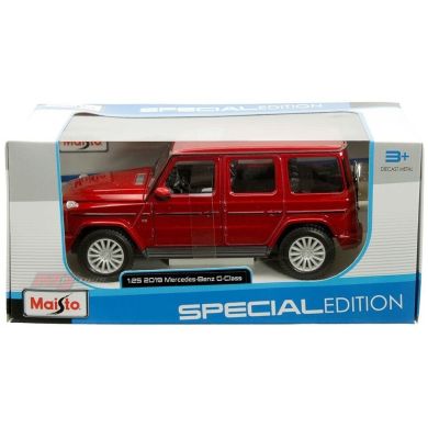 Автомодель в масштабі 1:24 2019 Mercedez Benz G-Class AMG SUV червоний 31531 red