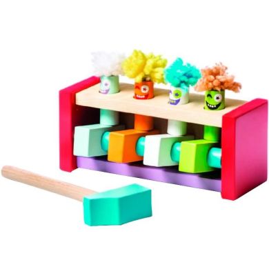 Дерев'яна іграшка Cubika Клоуни-стрибуни 13746, Різнокольоровий