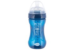 Дитяча антиколькова пляшечка Nuvita Mimic Cool 250 мл темно-синя NV6032NIGHTBLUE, Синій