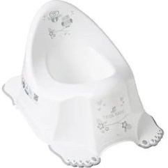 Горшок Сова с противоскользящей резиной и музыкой Белый TEGA BABY PO-047-103