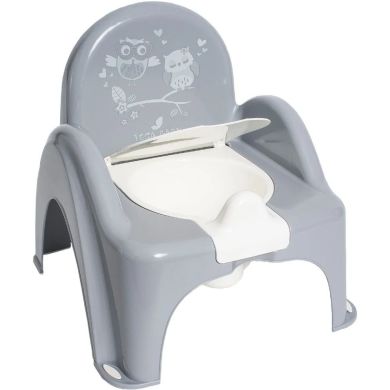 Горшок-стульчик Сова с музыкой (Серый) TEGA BABY PO-064-106, Серый