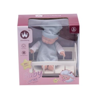 Игрушечная кроватка с куклой W6921A