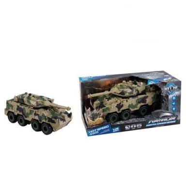 Іграшковий танк KLX Armor інерційний пластиковий 1:28 зі звуковими і світловими ефектами KLX700-9A