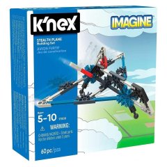 Ігровий набір для конструювання KNEX Літак Стелс 60 деталей 17008