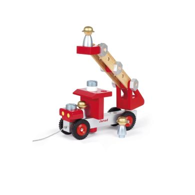 Игровой набор Janod Пожарная машина с инструментами J06498