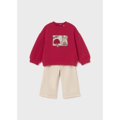 Комплект детских брюк и свитера Mayoral 80 Красный 2594