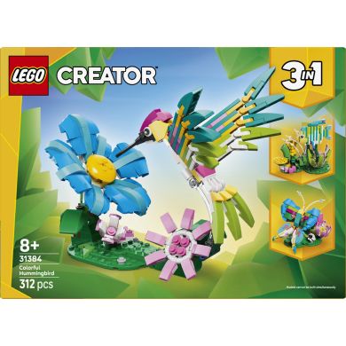 Конструктор LEGO Creator Дикие животные: красочный колибри 31384
