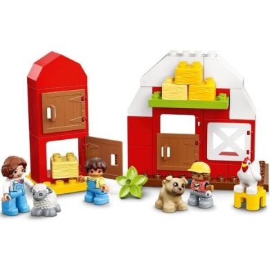 Конструктор LEGO DUPLO Town Фермерський трактор, будиночок і тварини 97 деталей 10952
