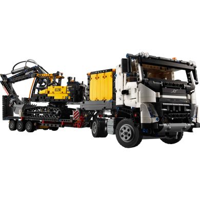 Конструктор LEGO TECHNIC Грузовик Volvo FMX и Электрический экскаватор EC230 42175